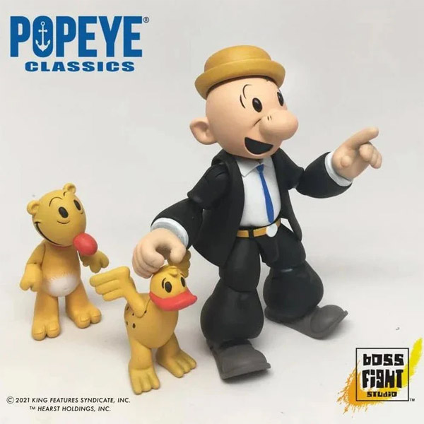 Boss Fight Studio Popeye Classics Castor Oyl Action Figure